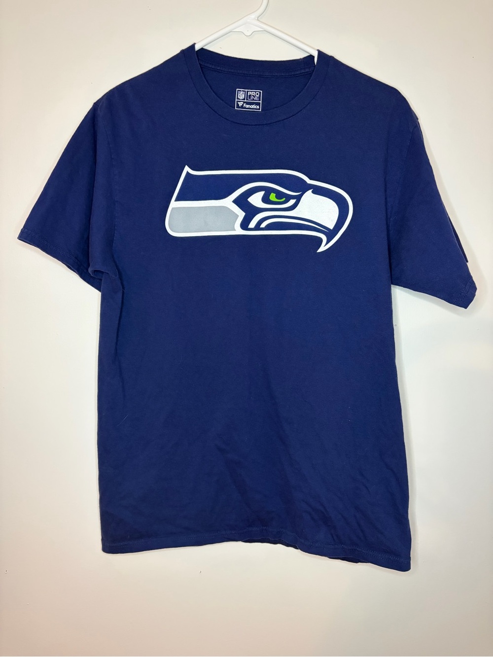 NFL Pro Line Fanatics Seattle Seahawks Logo Graphic T-Shirt Blue Men’s Medium